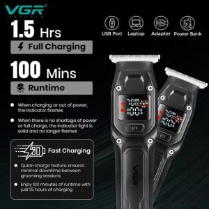 VGR V-964 Professional Trimmer For Men - Image 4