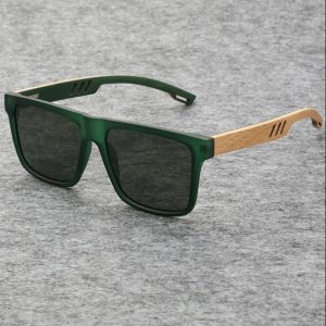 Wooden Frame Sunglasses Polarized UV Protected